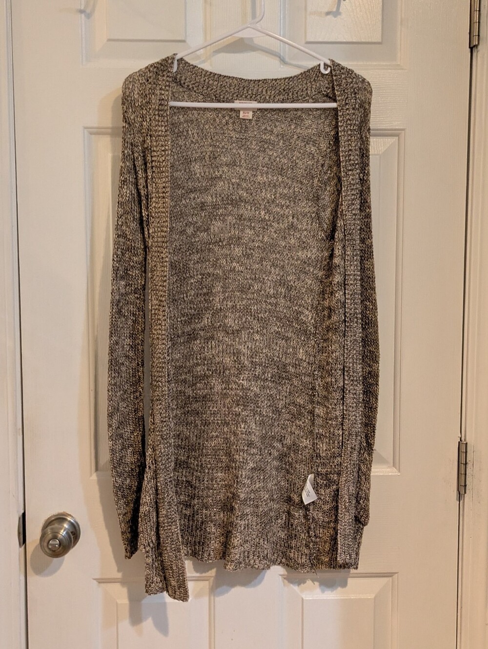 Mossimo Supply Co. Open-Front Gray Marled Cardigan